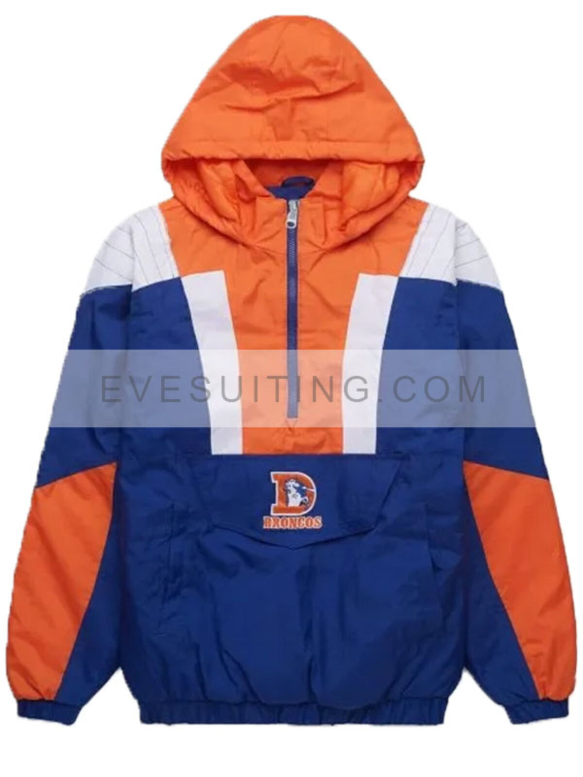 Vintage Denver Broncos Nfl Starter Jacket Orange And Blue By Starter