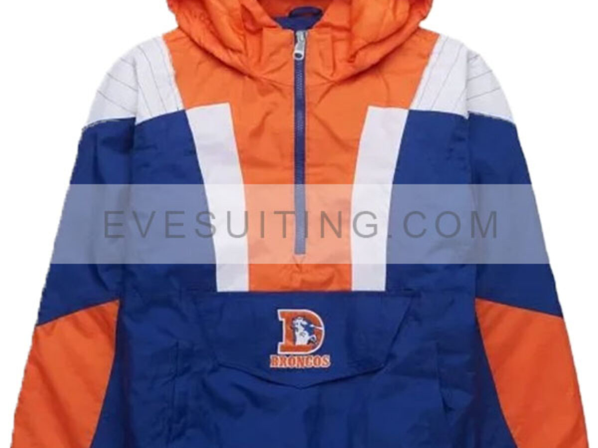 Men's Denver Broncos Hooded Starter Jacket - Eve Suiting