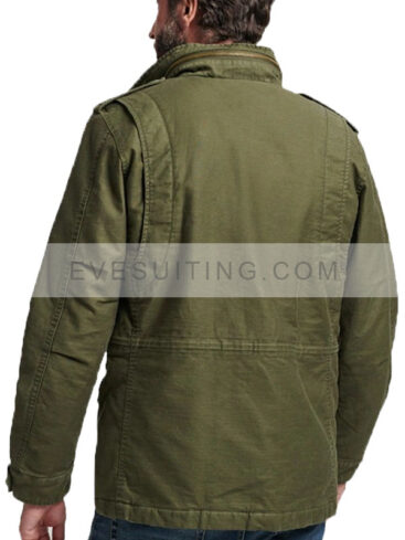 Military M65 Field Green Cotton Jacket For Men's