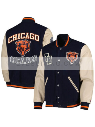 NFL Chicago Bears Tommy Hilfiger Varsity Jacket