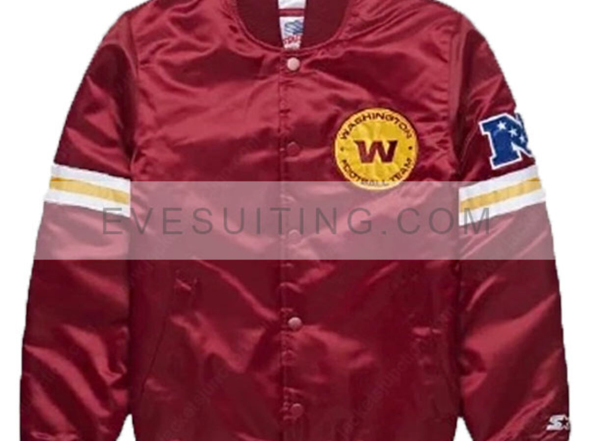 WASHINGTON REDSKINS AMERICAN FOOTBALL JACKET BOMBER MENS SIZE M VINTAGE  STARTER