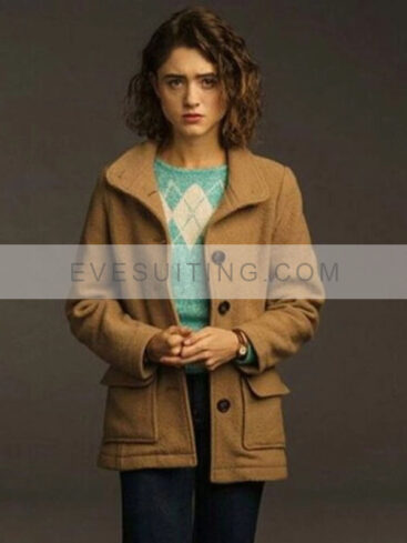 Natalia Dyer Stranger Things S03 Nancy Wheeler Wool Coat