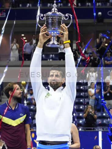 Novak Djokovic White Jacket