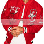 OVO Chicago Bulls Red Jacket