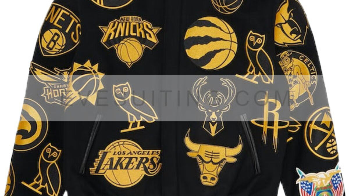 La Lakers Ovo Varsity Jacket