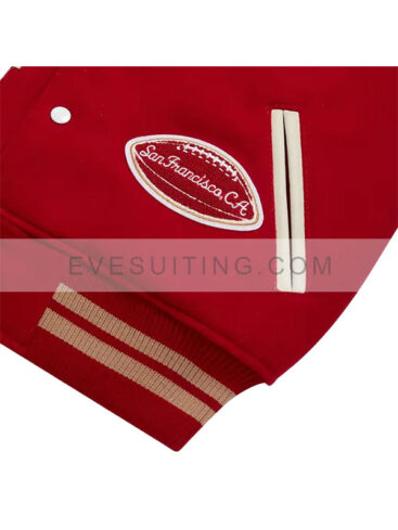 October's Very Own OVO San Franciso 49ers Varsiy Jacket