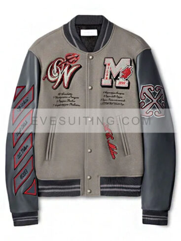 Off-White Ac Milan Varsity Jacket