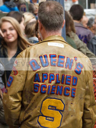 Queens Applied Science Engineering Leather Jacket