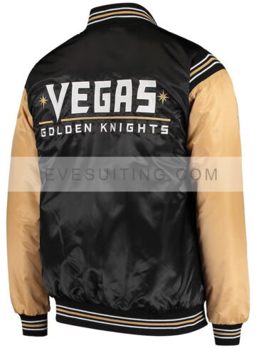 Starter Vegas Golden Knights Black Varsity Jacket