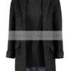 Stranger Things Eleven Black Wool Coat