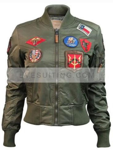 Top Gun MA-1 Bomber Olive Green Jacket