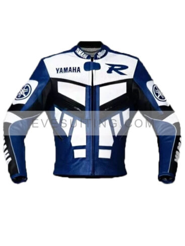 Yamaha R Motorcycle Blue Jacket