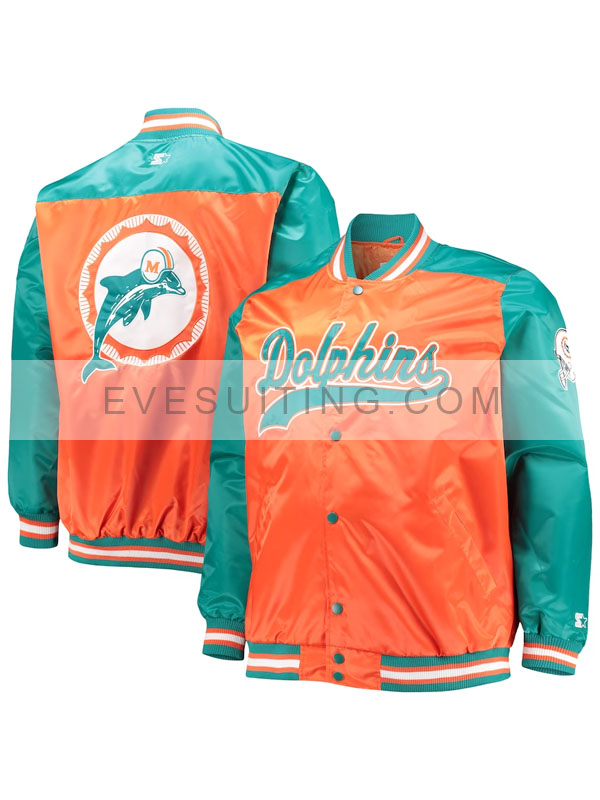 Men’s Orange Miami Dolphins Jacket