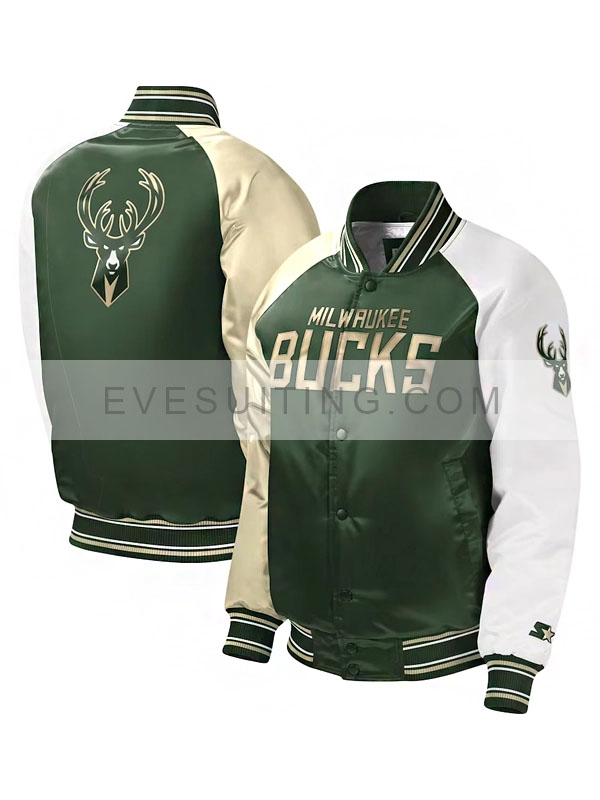 NBA Milwaukee Bucks Green Jacket