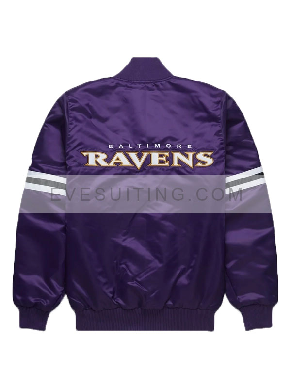 NFL Baltimore Ravens Starter Satin Purple Jacket