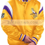 NFL Minnesota Vikings Yellow Bomber Jacket