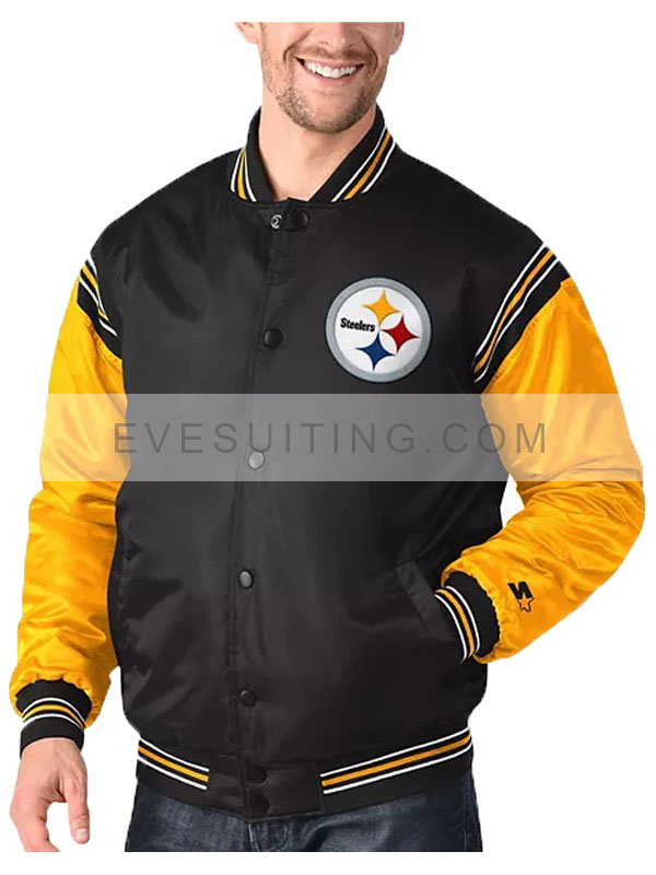 NFL Pittsburgh Steelers Varsity Polyester Jacket