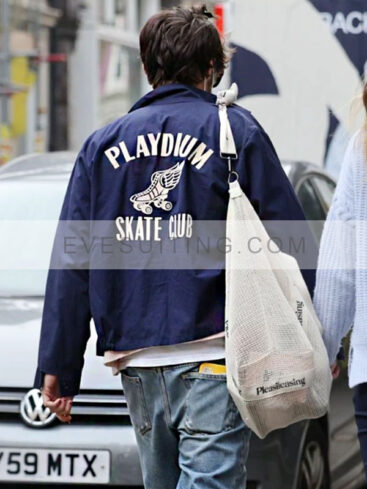 Playdium Skate Club Harry Styles Cotton Blue Jacket