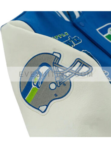 Seattle Seahawks Blue And White Jackets