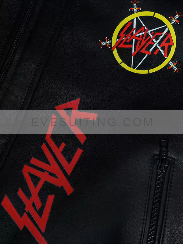 Slayer Leather Jacket For Men's