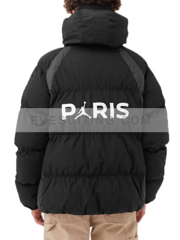 Black Jordan x Paris Saint Germain Jacket