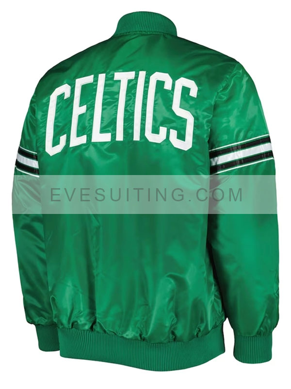 Boston Celtics Starter NBA Kelly Green Varsity Jacket