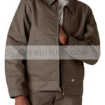 Dickies Eisenhower Brown Cotton Jacket