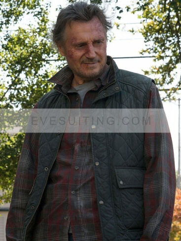Liam Neeson The Marksman 2021 Quilted Vest