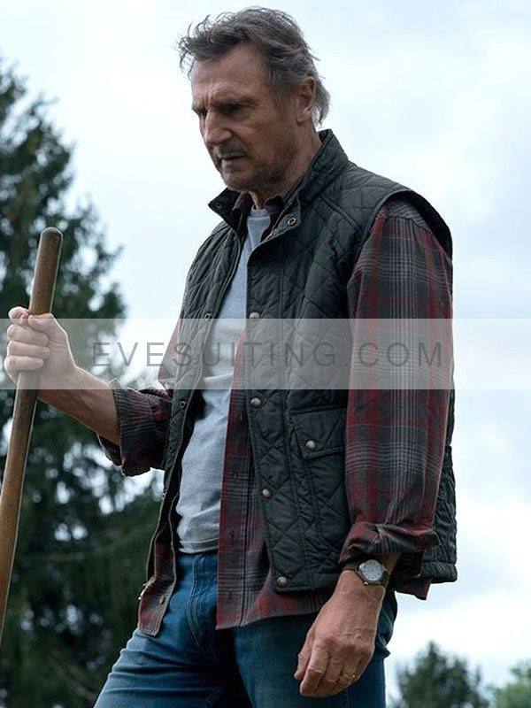 Liam Neeson The Marksman Jim 2021 Quilted Vest