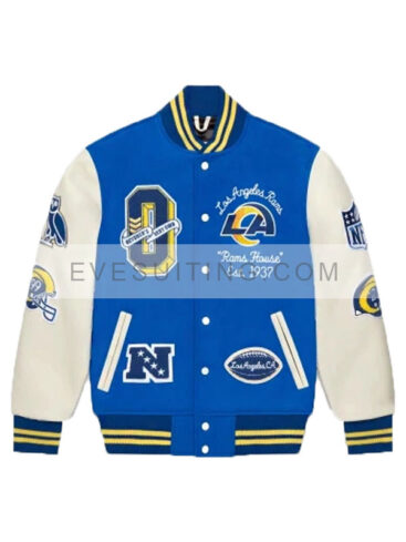 Men's OVO X NFL Los Angeles Rams Varsity Jacket