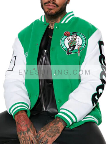 NBA Boston Celtics Letterman Varsity Jacket
