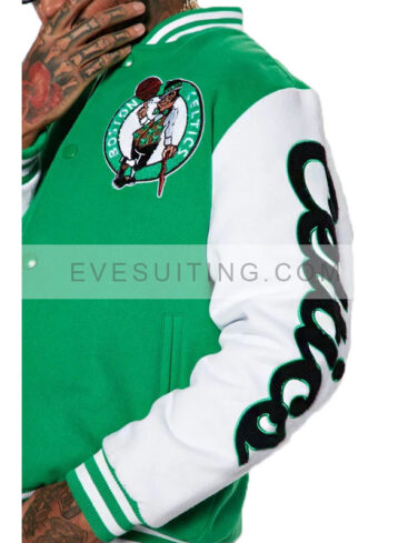 NBA Boston Celtics Wool Varsity Jacket