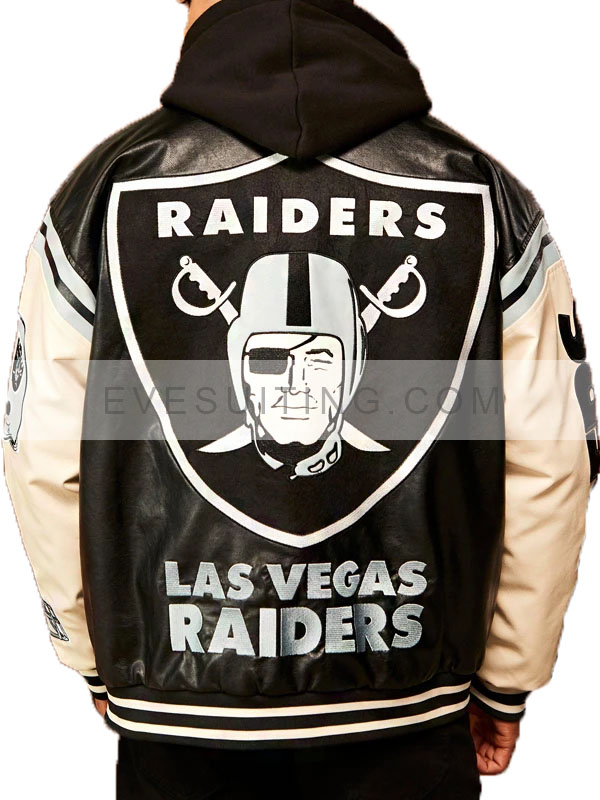 NFL Oversized Las Vegas Raiders Bomber Jacket