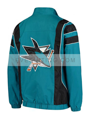 NHL San Jose Sharks Blue Starter Jacket - Recreation 