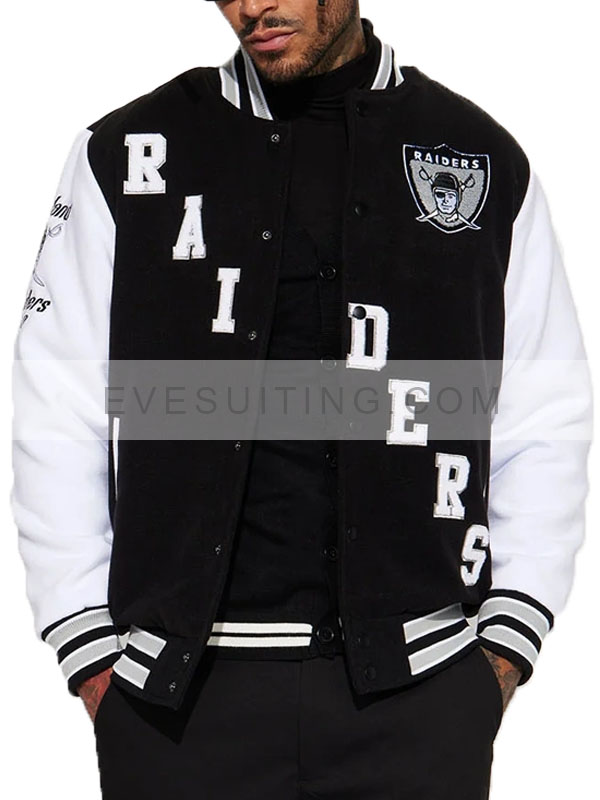 Unisex Oakland Raiders AFL Varsity Jacket - Recreation