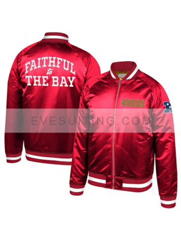 Unisex San Francisco 49ers Mitchell & Ness Faithful To The Bay Jacket