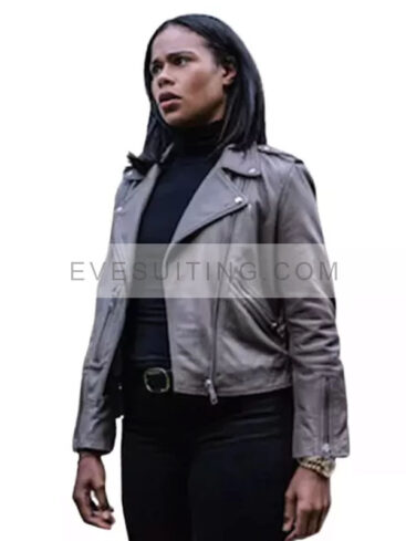 Roxy Sternberg FBI Most Wanted S03 Sheryll Barnes Leather Biker Jacket