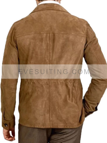 Slim fit Suede Leather Jacket For Men's