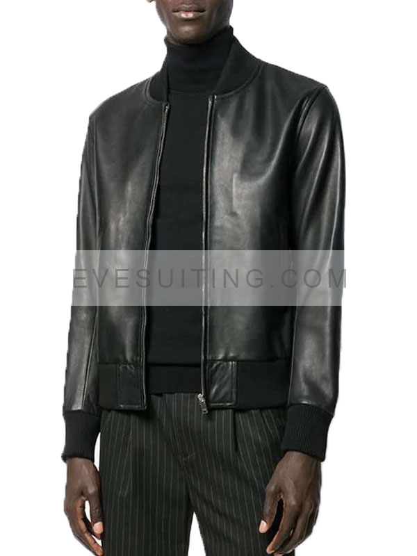 Tv Show Young Wallander Kurt Wallander Black Leather Jacket