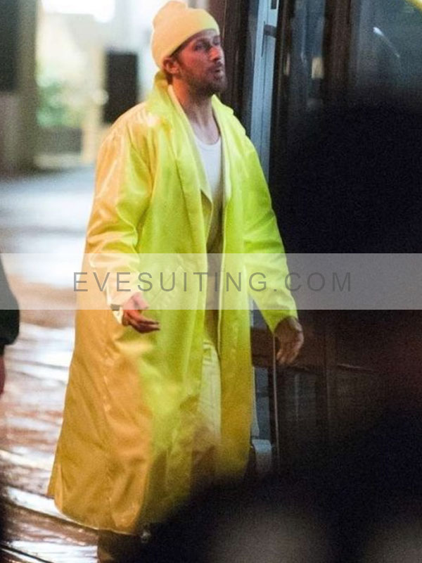 Colt Seavers The Fall Guy 2024 Ryan Gosling Yellow Rain Coat