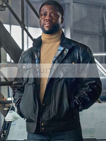 Kevin Hart Lift 2024 Black Jacket