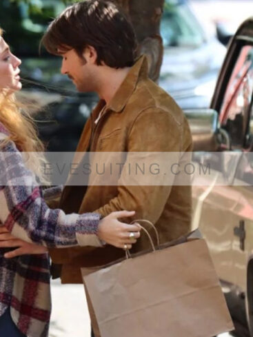 Atlas Corrigan It Ends with Us 2024 Brown Leather Jacket