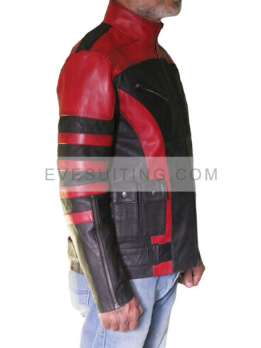 Callum Drift Movie Red One 2024 Dwayne Johnson Costume Leather Jacket