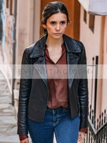 Kate The Bricklayer 2024 Nina Dobrev Leather Jacket