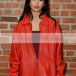 Masters of the Air 2024 Malina Weissman Leather Jacket