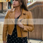 Max Mitchell Wild Cards 2024 Brown Leather Jacket