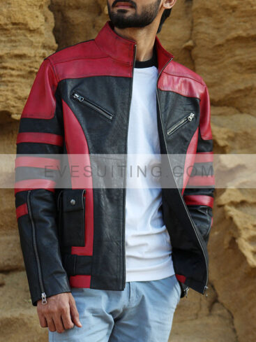 Movie Red One 2024 Dwayne Johnson Leather Jacket