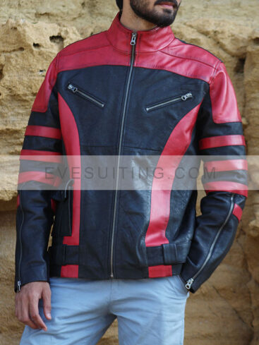 Red One 2024 Dwayne Johnson Leather Jacket