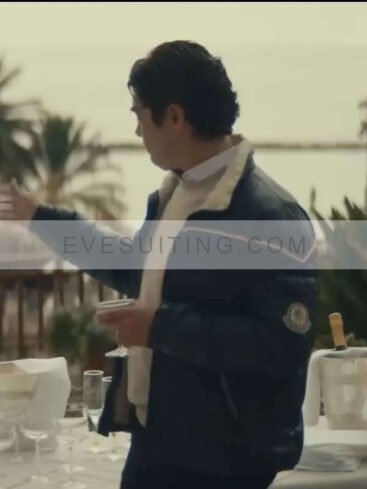 Riccardo Scamarcio Race for Glory Audi vs. Lancia Cesare Fiorio Black Puffer Jacket