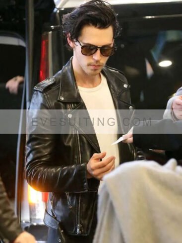 The Bikeriders 2024 Austin Butler Leather Biker Jacket